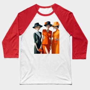 Three art deco women Baseball T-Shirt